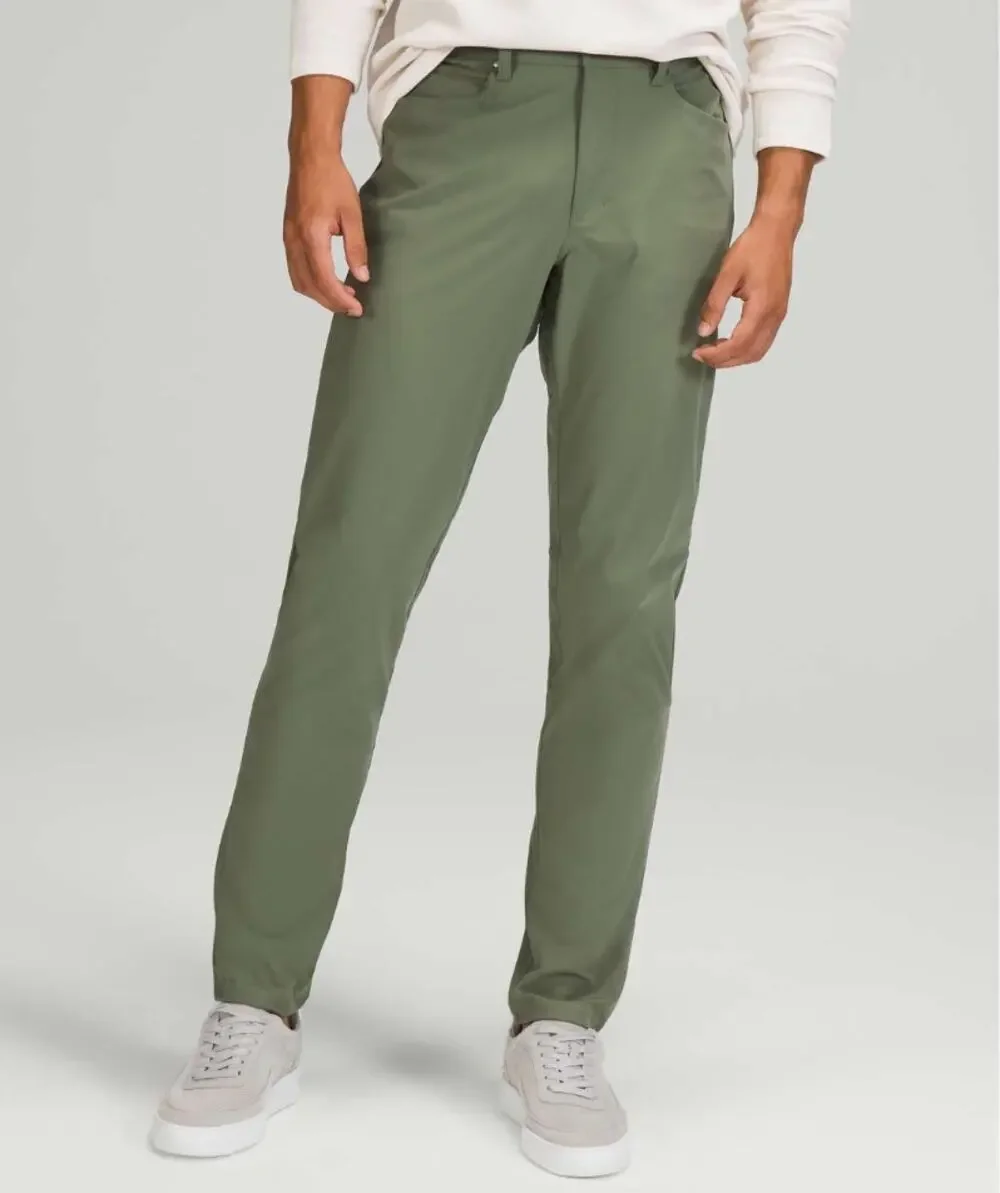 Lululemon ABC Pant Slim Warpstreme in Green Twill size 30